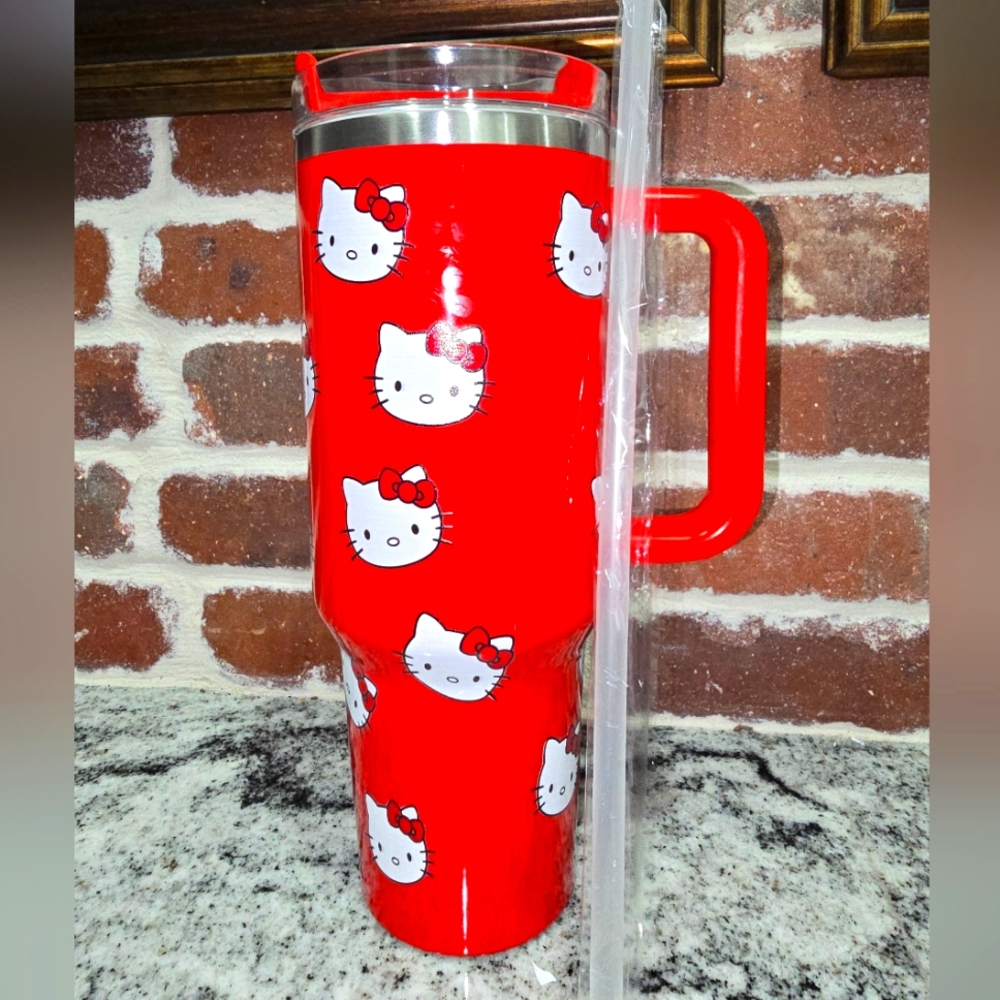 Hello Kitty Red Travel Mug - Picture 1 of 5